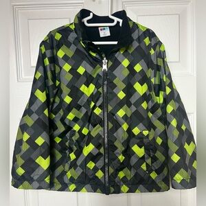 Healthtex Kids Boys Jacket Coat Yellow/Black Lightweight Zipper Fleece Lined 4T